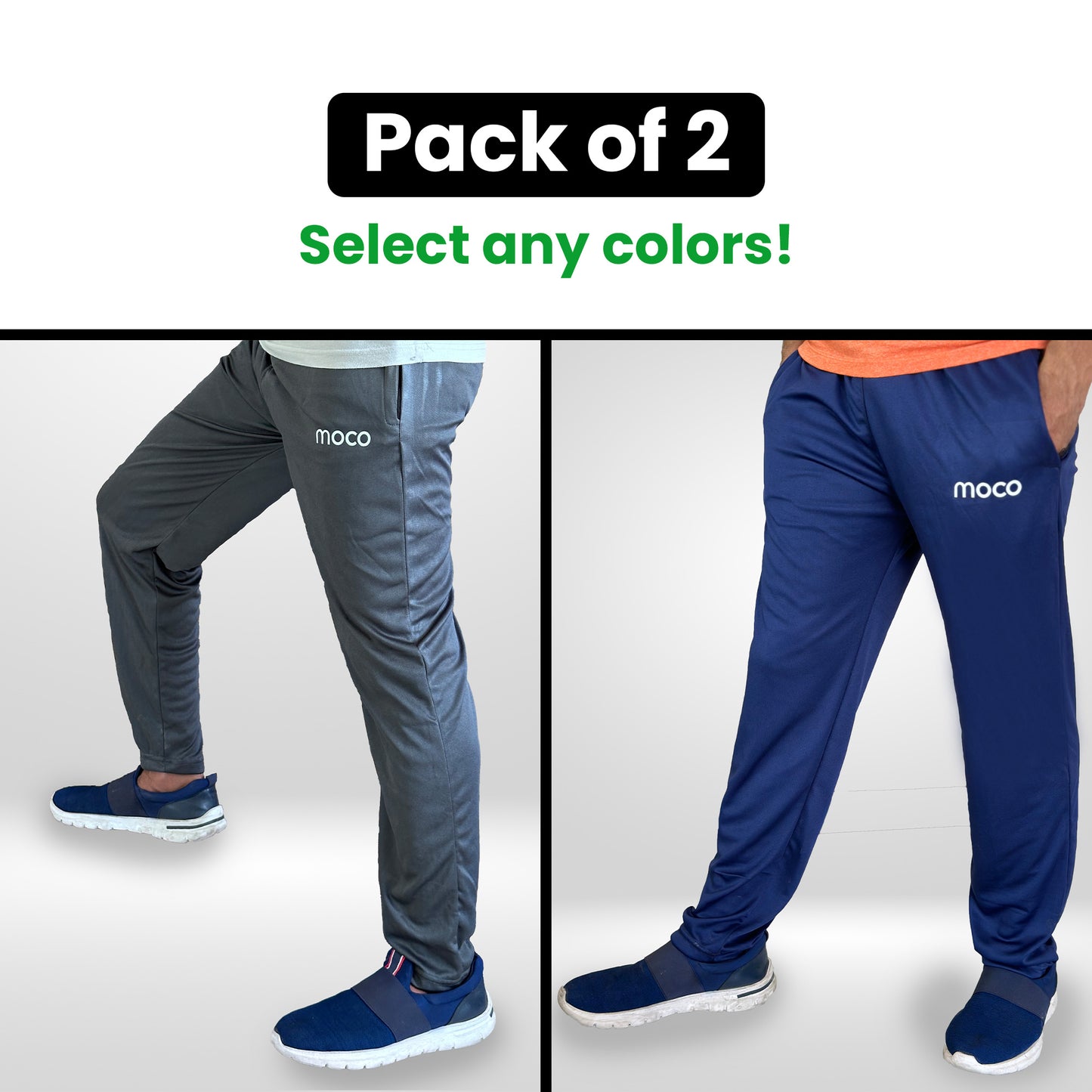 Pack of 2 Dry-fit trousers