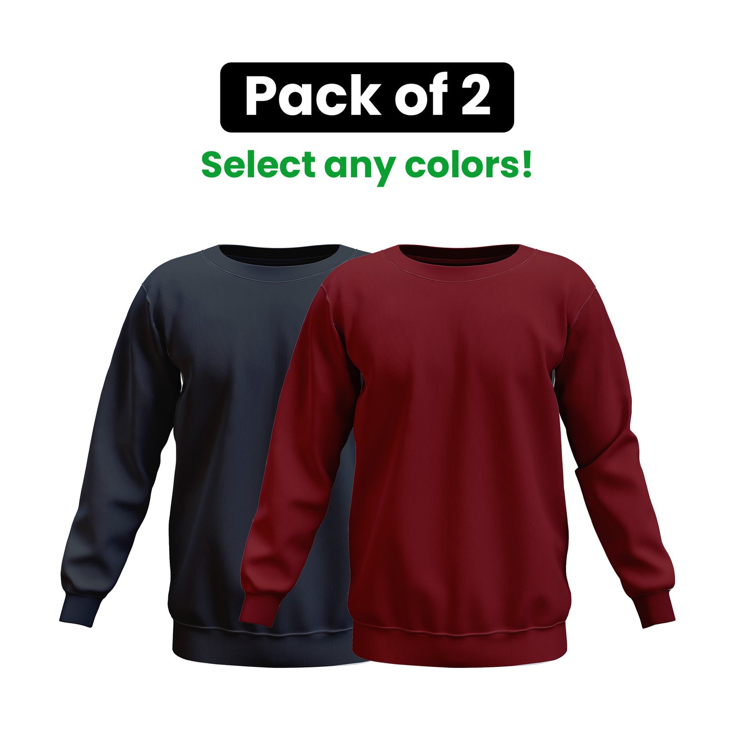 Pack of 2 Sweatshirt