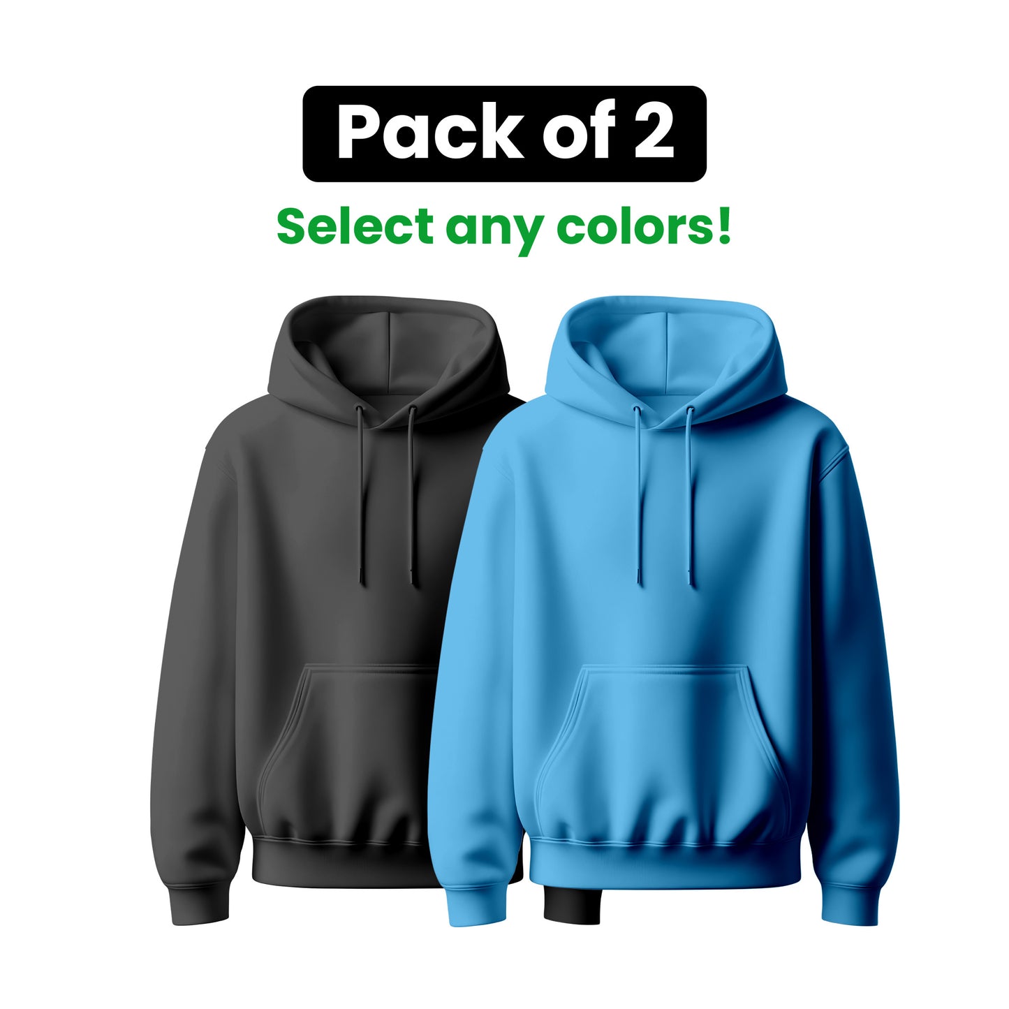 Pack of 2 Hoodies