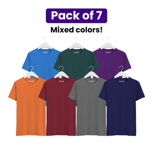 Pack of 7 T-shirts